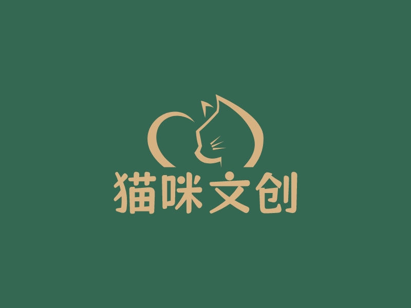 猫咪文创logo设计