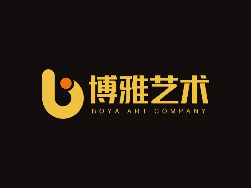 博雅艺术logo设计