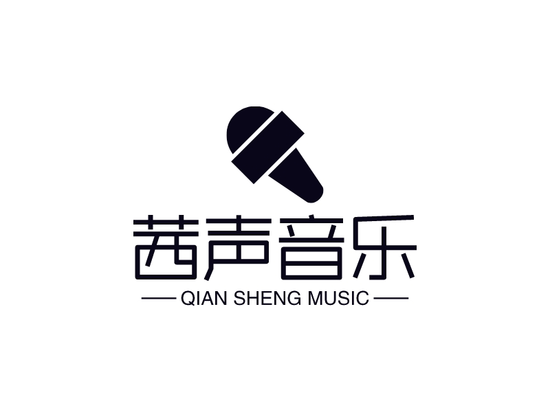 茜声音乐 logo | 一键设计文化传媒 logo - 标小智
