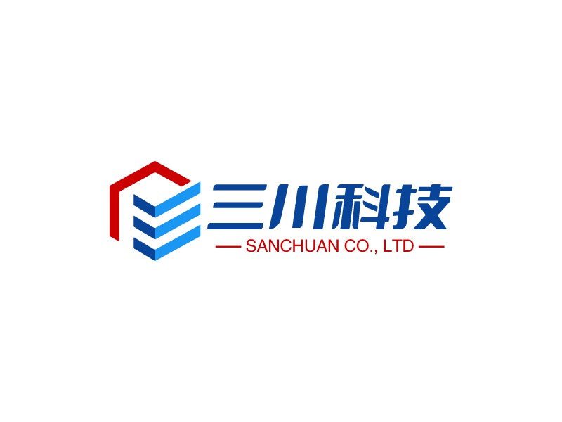 三川科技logo设计