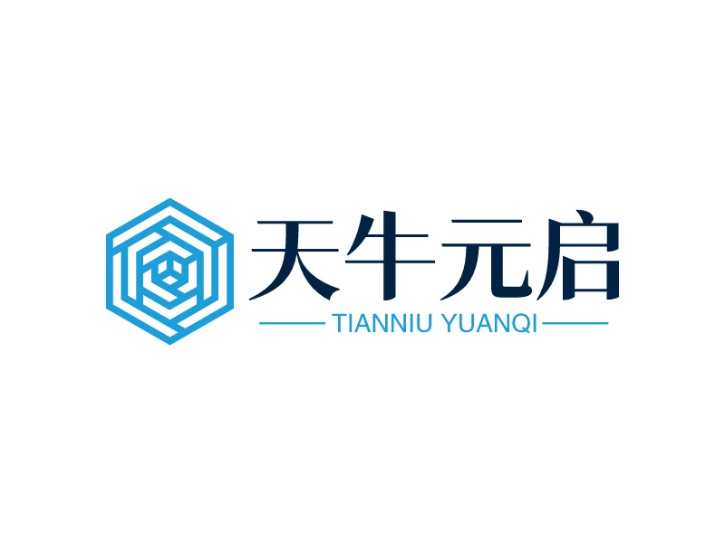 天牛元启 logo | 一键设计it科技 logo - 标小智