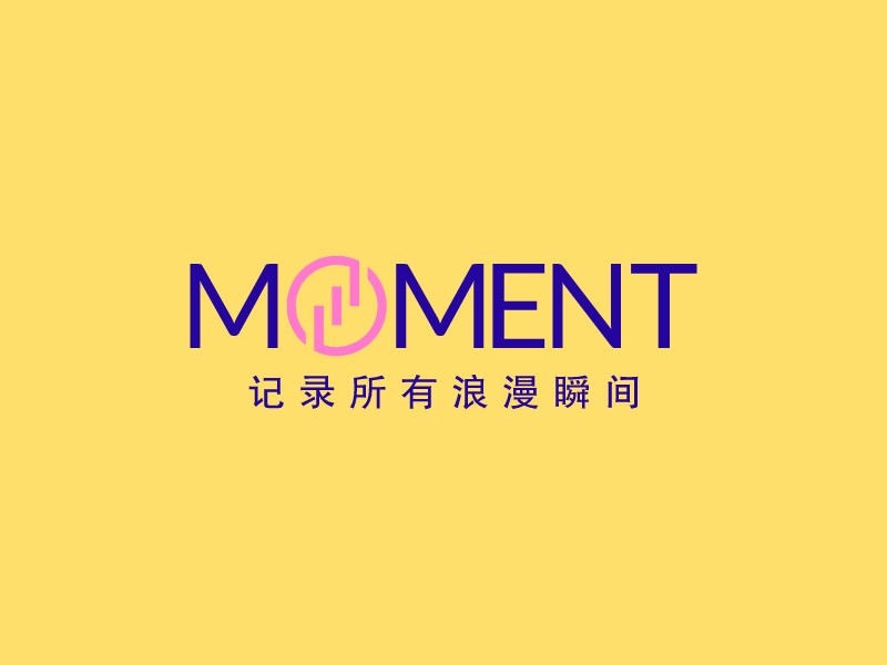 MOMENTlogo设计