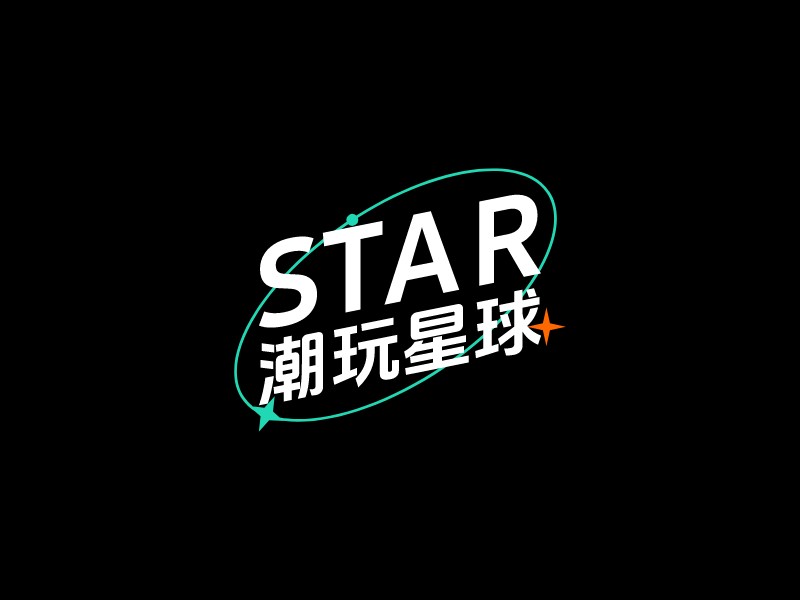 STAR 潮玩星球logo设计