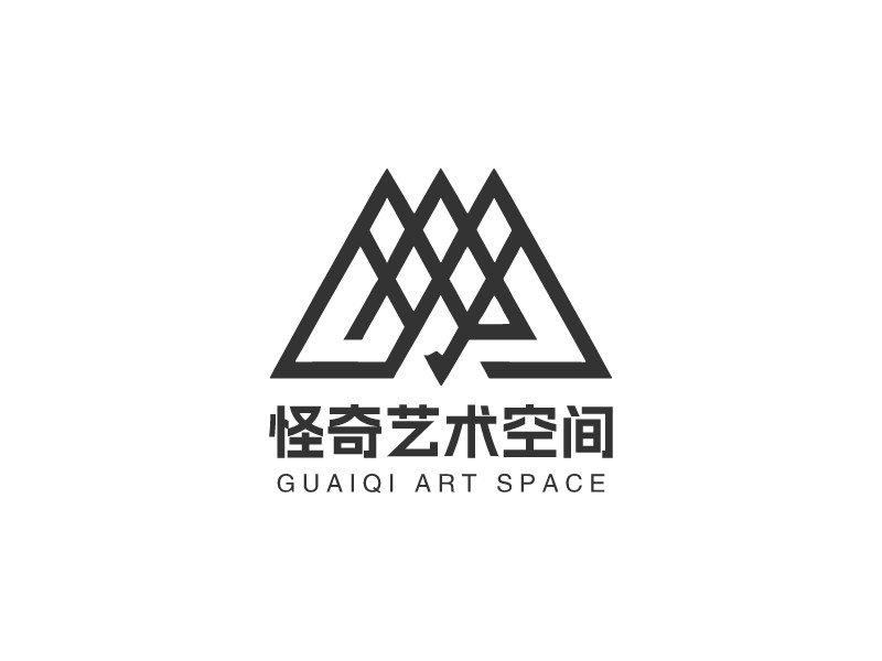 怪奇艺术空间logo设计