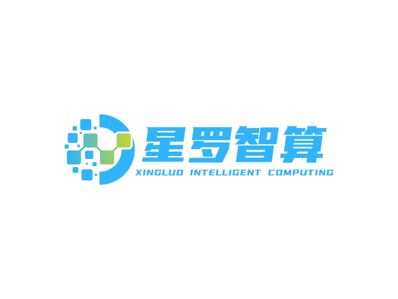 星罗智算 logo | 一键设计it科技 logo - 标小智