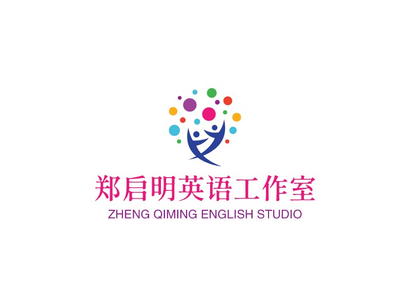 郑启明英语工作室 logo | 一键设计学校教育 logo - 标小智
