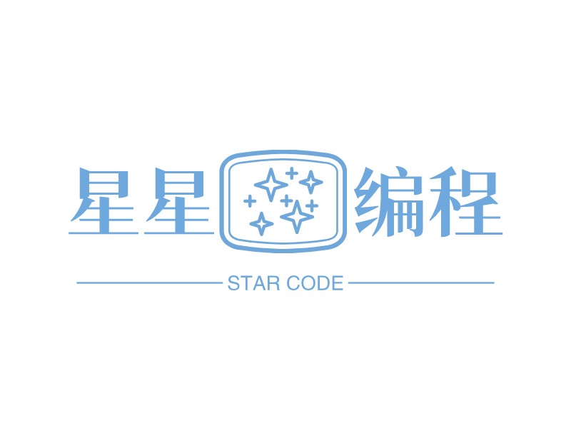 星星编程logo设计