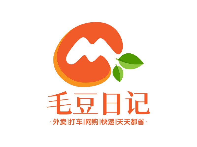 毛豆日记logo设计
