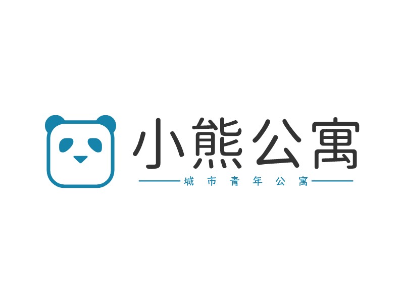 小熊公寓logo设计